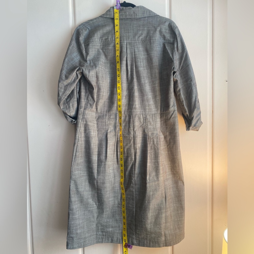 Emma & Michele Taupe Button-Up Utility Dress - Picture 5 of 5